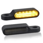 Handlebar LED Turn Signals Blinker Running Light For Harley Sportster 1200 883 - Billede 2