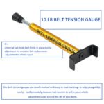 Belt Tension In Gauge, Adjustable 10 Pounds, with L Shaped Pad, Motorcycle Belt Tension Tool - Сурет 4