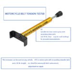 Belt Tension In Gauge, Adjustable 10 Pounds, with L Shaped Pad, Motorcycle Belt Tension Tool - Сурет 5