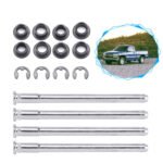 GSTP Door Hinge Pins and Bushing Kit 4 Sets For 1988-2002 Chevy GMC Fullsize Truck US - Ảnh 2
