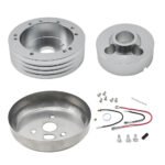 GSTP 5 & 6 Hole Steering Wheel Polished Hub Adapter for Flaming River,Ididit,GM,Chevy - Сурет 2