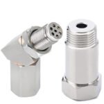 Stainless Steel Oxygen O2 Sensor CEL Eliminator Light  45°&90°& 0°   Adapter Mini Catalytic Convertor M18X1.5 Socket Plug - Ảnh 20