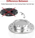 Billet Aluminum Easy Fill Fuel Cell Gas Cap With 12 Hole Cell Bung and Gasket - 圖片 6