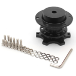 Universal Sports Steering Wheel Quick Release Snap Off Boss Kit Hub Adapter Red - Billede 10