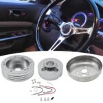 GSTP 5 & 6 Hole Steering Wheel Polished Hub Adapter for Flaming River,Ididit,GM,Chevy - Сурет 9