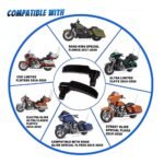 ⁦Motorcycle Saddle Bag Latch Kit for Harley-Davidson Road King 2014-2021 Black⁩ - الصورة ⁦5⁩