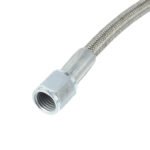 Turbo Oil Feed Line 48" Steel Braided 4AN 90 Degree Straight Hose - Billede 6