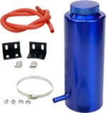 Universal Radiator Coolant Aluminum Catch Tank Overflow Reservoir 800ML Black - Ảnh 9