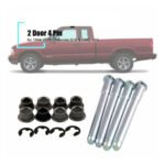 GSTP Door Hinge Pins and Bushing Kit 2 Door 4 Pin Fit for 94 - 04 Chevy GMC - Ảnh 3