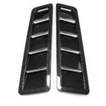 2PCS Universal Car Hood Vent Louver Scoop Cover Air Flow Intake Cooling Panel – Vaizdas 8