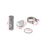 BV50 Series 50mm Blow Off Valve BOV fits TIAL Q V-Band Flange BLACK 6 PSI Spring – Vaizdas 2