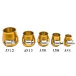Hex Hose Finisher Clamp for Fuel/Oil/Gas/Air and Water End Cover Fitting 4/6/8/10/12AN - Сурет 14