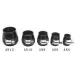 Hex Hose Finisher Clamp for Fuel/Oil/Gas/Air and Water End Cover Fitting 4/6/8/10/12AN - Сурет 10