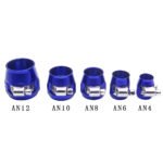 Hex Hose Finisher Clamp for Fuel/Oil/Gas/Air and Water End Cover Fitting 4/6/8/10/12AN - Сурет 13