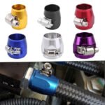 Hex Hose Finisher Clamp for Fuel/Oil/Gas/Air and Water End Cover Fitting 4/6/8/10/12AN - Сурет 2