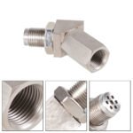 Stainless Steel Oxygen O2 Sensor CEL Eliminator Light  45°&90°& 0°   Adapter Mini Catalytic Convertor M18X1.5 Socket Plug - Ảnh 4
