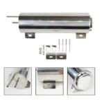 Polished Stainless Steel 20-24-32-50OZ Radiator Coolant Overflow Puke Tank Can - Billede 15