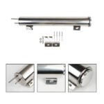 Polished Stainless Steel 20-24-32-50OZ Radiator Coolant Overflow Puke Tank Can - Billede 12