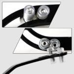 SBC Black Power Steering Pump Mounting Bracket SWP LWP Saginaw GM SB Chevy 350 – Vaizdas 13