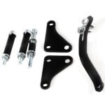 SBC Black Power Steering Pump Mounting Bracket SWP LWP Saginaw GM SB Chevy 350 – Vaizdas 4