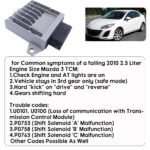 Transmission Control Module L539189E1H For 2010-2011 Mazda 3 2.0L 2.5L TCM TCU – Vaizdas 12