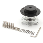 Universal Sports Steering Wheel Quick Release Snap Off Boss Kit Hub Adapter Red - Billede 12