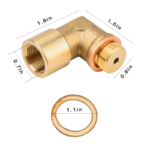 Stainless Steel Oxygen O2 Sensor CEL Eliminator Light  45°&90°& 0°   Adapter Mini Catalytic Convertor M18X1.5 Socket Plug - Ảnh 17