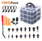 801Pcs/750Pcs/ 1000Pcs Car Retainer Auto Fasteners Push Trim Plastic Clips Pin Rivet Bumper Kit — изображение 2