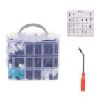 801Pcs/750Pcs/ 1000Pcs Car Retainer Auto Fasteners Push Trim Plastic Clips Pin Rivet Bumper Kit — изображение 11