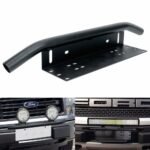 23" Bull Bar Front Bumper License Plate Holder Mount Bracket for LED Light Bar – Vaizdas 5