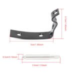 Glove Box Lid Hinge Snapped Repair Fix Brackets Kit For Audi A4 S4 RS4 B6 B7 8E - Billede 2
