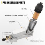 For 2011-16 Jeep Dodge Chrysler 926-876 Aluminum Housing Oil Filter Assembly - 圖片 11