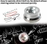 GSTP 5 & 6 Hole Billet Steering Wheel Hub Adapter for GM Chevrolet Models Replacement - Сурет 4