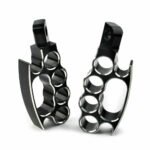 Black CNC Machined Footpegs for Harley-Davidson Motorcycles - Ảnh 3