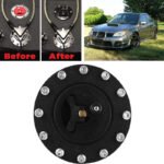 Black Fire-Resistant Gas Tank Filler Cap 150mm with Air Vent - Compatible with Honda CBR, CB Series - Ảnh 5