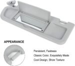 Left Driver & Right Passenger Side Sun Visor for Honda Civic 2006-2011 Light Gray 83280-SNA-A01ZC - 圖片 4