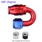 2PCS AN4/AN6/AN8/AN10/AN12 PTFE Hose End Fitting Adapter for PTFE Hose Line Only - Сурет 12
