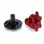 Universal Sports Steering Wheel Quick Release Snap Off Boss Kit Hub Adapter Red - Billede 3
