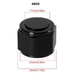 2PCS 4/6/8/10/12 AN Female Flare Fitting Cap Block Off Nut Aluminum For Fuel Systems - 圖片 4