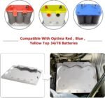 Battery Bracket Relocation Hold Down Tray Kit For Optima 34/78 Battery Aluminum - 圖片 4