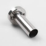 Universal 3.5" to 4.5" Round Steel Removable Catback Exhaust System Muffler Tip Silencer – Vaizdas 4