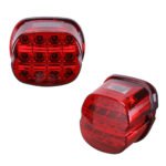 Harley LED Tail Light for 2000-2017 Models - Smoked 3-in-1 Brake Light – Vaizdas 11