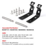 Glove Box Lid Hinge Snapped Repair Fix Brackets Kit For Audi A4 S4 RS4 B6 B7 8E - Billede 6