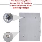 Battery Bracket Relocation Hold Down Tray Kit For Optima 34/78 Battery Aluminum - 圖片 6