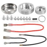 GSTP 5 & 6 Hole Billet Steering Wheel Hub Adapter for GM Chevrolet Models Replacement - Сурет 8