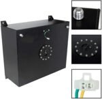 20 Gallon Aluminum Race Drift Fuel Cell cap Tank Level Sender Black – Vaizdas 6