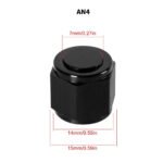2PCS 4/6/8/10/12 AN Female Flare Fitting Cap Block Off Nut Aluminum For Fuel Systems - 圖片 7