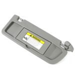 Left Driver & Right Passenger Side Sun Visor for Honda Civic 2006-2011 Light Gray 83280-SNA-A01ZC - 圖片 9