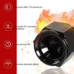 2PCS 4/6/8/10/12 AN Female Flare Fitting Cap Block Off Nut Aluminum For Fuel Systems - 圖片 8