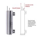 Polished Stainless Steel 20-24-32-50OZ Radiator Coolant Overflow Puke Tank Can - Billede 5